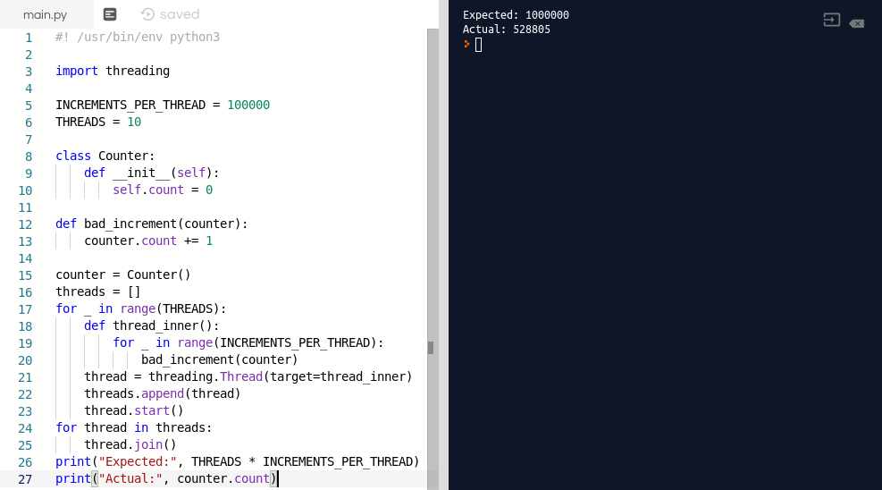 Shared variable Python